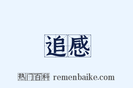 追感是什么意思的图片